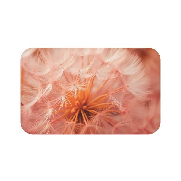 Lovely Fuzzy Fluff in Peach 01 - Bath Mat