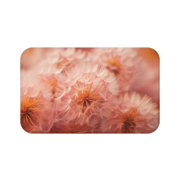 Lovely Fuzzy Fluff in Peach 02 - Bath Mat