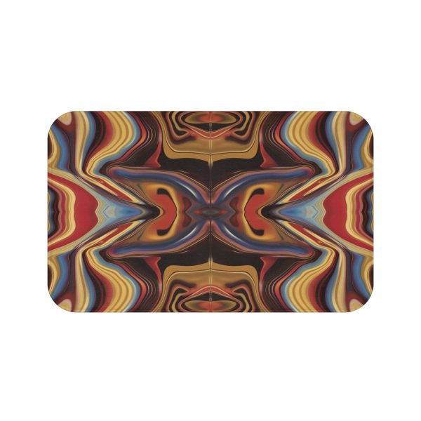 Lipnotic Kaleidoscope Background 01 - Bath Mat