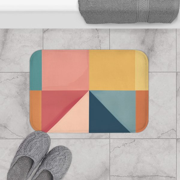 Soft Geometric Pyramid 01 - Bath Mat - Image 8