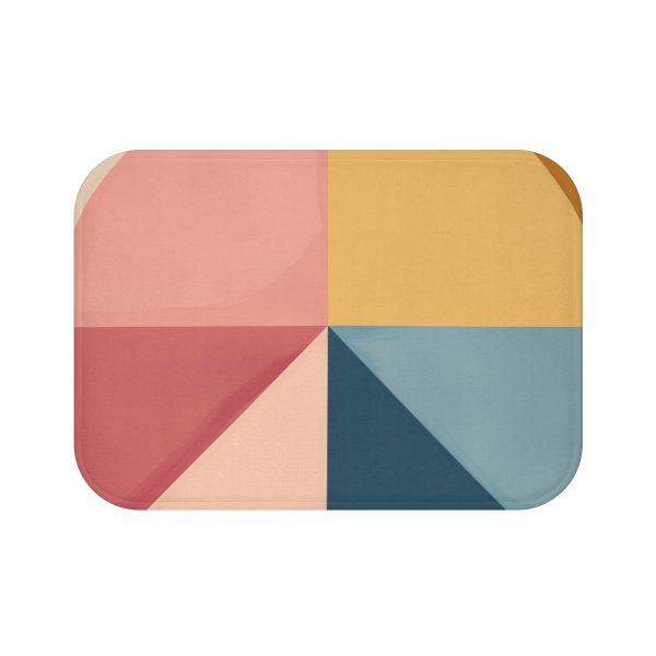 Soft Geometric Pyramid 02 - Bath Mat - Image 5