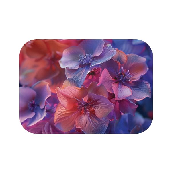 Bright Fantasy Floral 03 - Bath Mat - Image 5