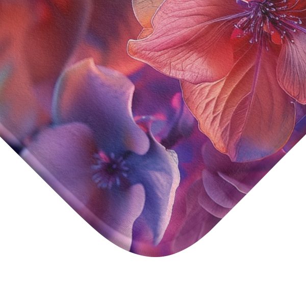 Bright Fantasy Floral 03 - Bath Mat - Image 6