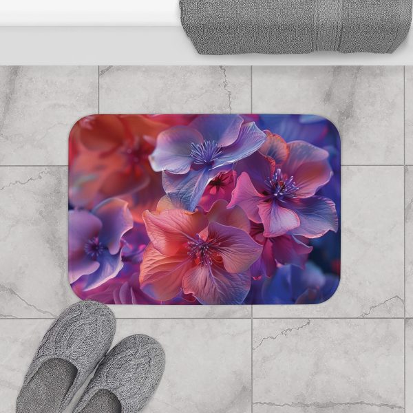 Bright Fantasy Floral 03 - Bath Mat - Image 8