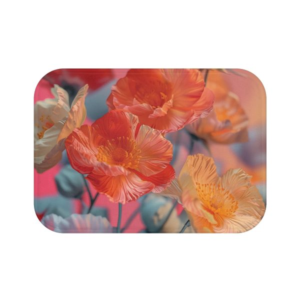 Bright Fantasy Floral 05 - Bath Mat - Image 5