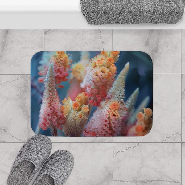 Bright Fantasy Floral 06 - Bath Mat - Image 8