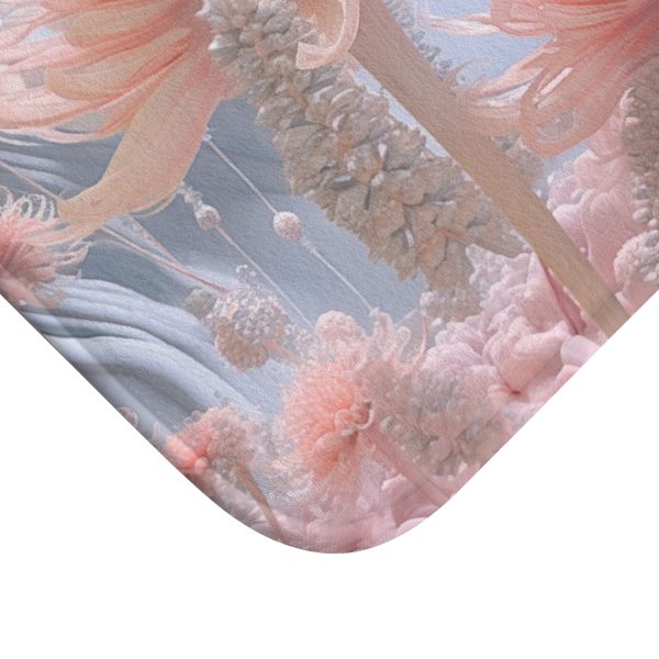 Foamy Floral Fusion 01 - Bath Mat - Image 6