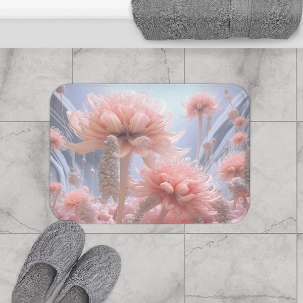 Foamy Floral Fusion 01 - Bath Mat - Image 8