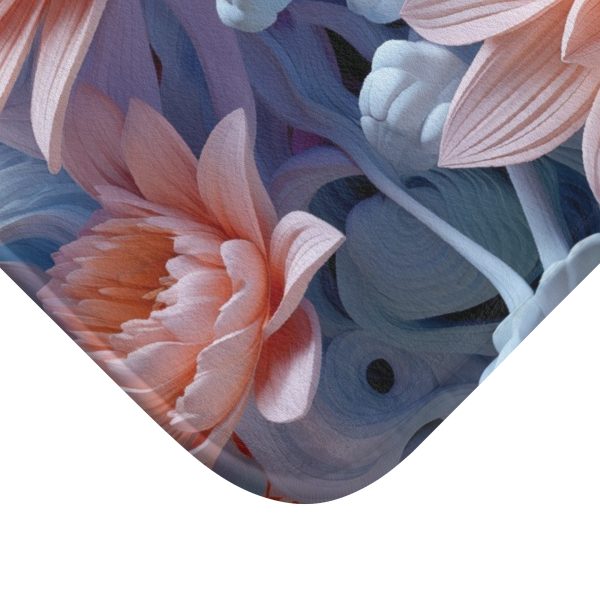 Foamy Floral Fusion 02 - Bath Mat - Image 6