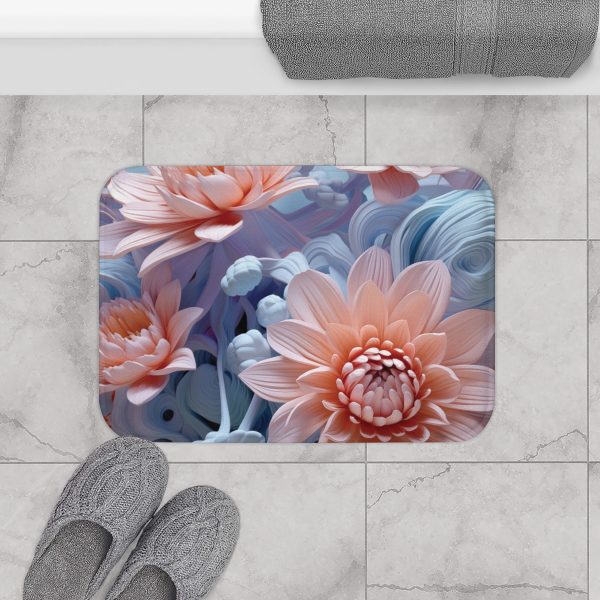 Foamy Floral Fusion 02 - Bath Mat - Image 8