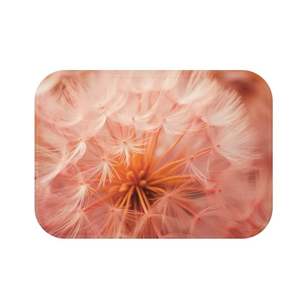 Lovely Fuzzy Fluff in Peach 01 - Bath Mat - Image 5