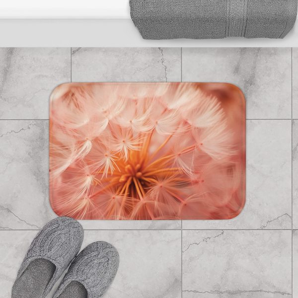 Lovely Fuzzy Fluff in Peach 01 - Bath Mat - Image 8