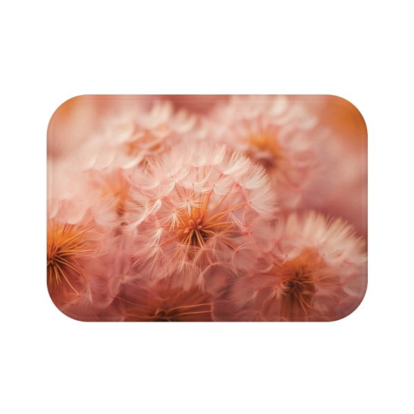 Lovely Fuzzy Fluff in Peach 02 - Bath Mat - Image 5