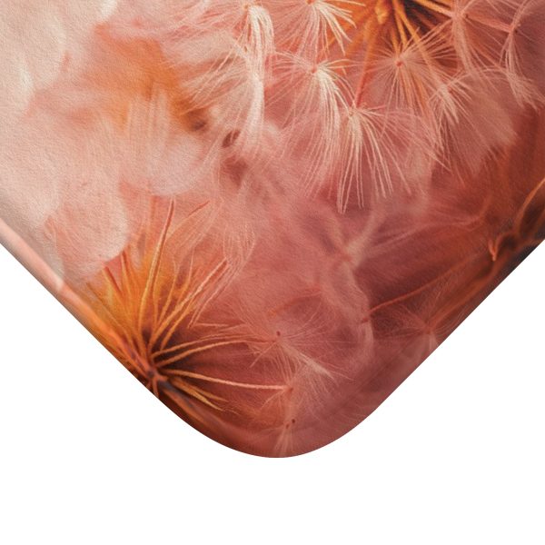 Lovely Fuzzy Fluff in Peach 02 - Bath Mat - Image 6