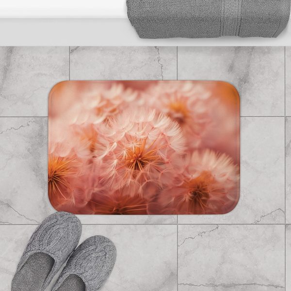 Lovely Fuzzy Fluff in Peach 02 - Bath Mat - Image 8