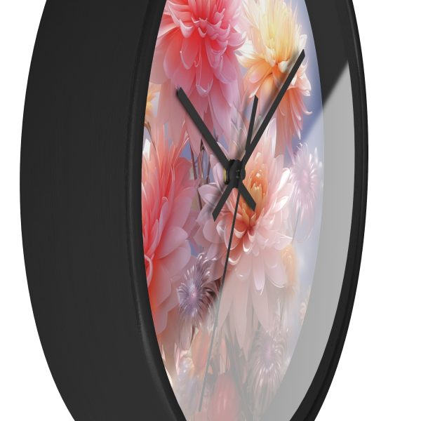 Rise and Shine Bouquet - Wood Frame Wall Clock - Image 5