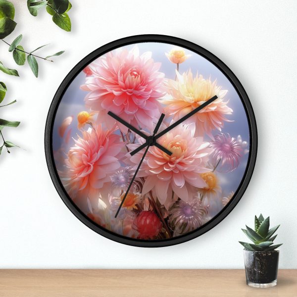 Rise and Shine Bouquet - Wood Frame Wall Clock - Image 6