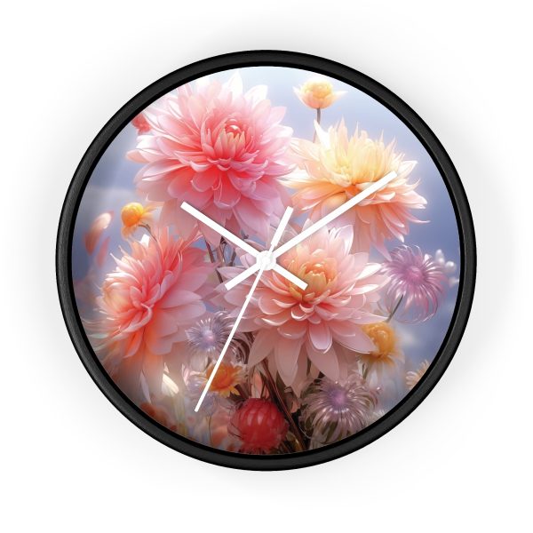 Rise and Shine Bouquet - Wood Frame Wall Clock - Image 7