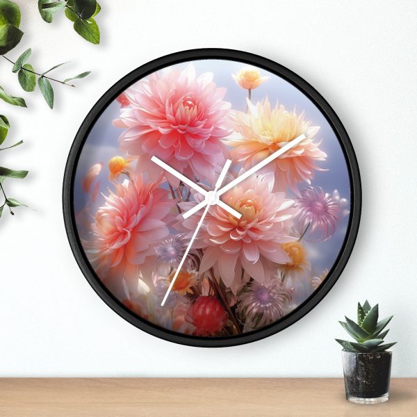 Rise and Shine Bouquet - Wood Frame Wall Clock - Image 9