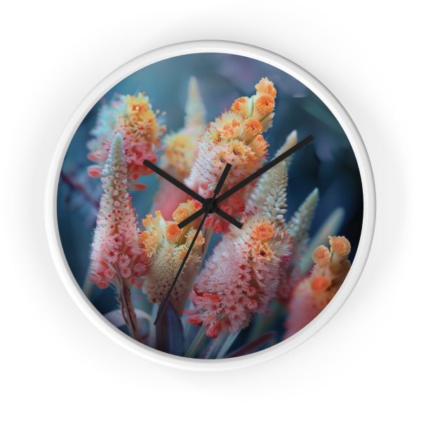 Bright Fantasy Floral 06 - Wood Frame Wall Clock - Image 10