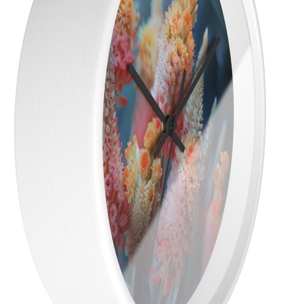 Bright Fantasy Floral 06 - Wood Frame Wall Clock - Image 11