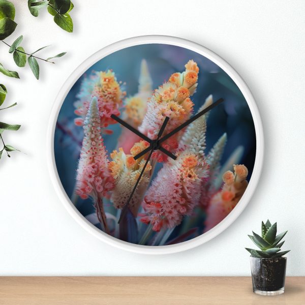 Bright Fantasy Floral 06 - Wood Frame Wall Clock - Image 12