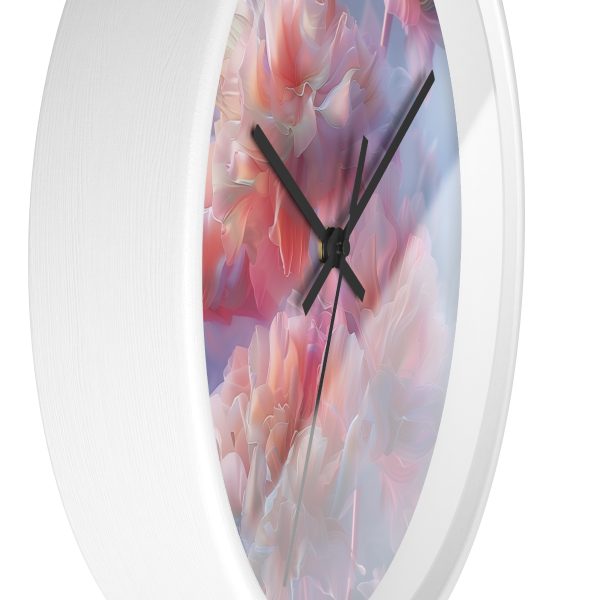 Floral Nebula 03 - Wood Frame Wall Clock - Image 11