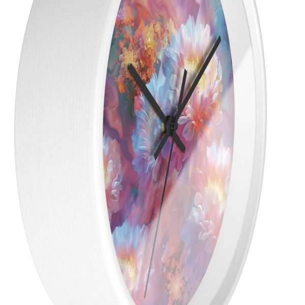 Floral Nebula 04 - Wood Frame Wall Clock - Image 11