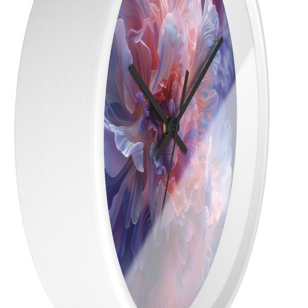 Floral Nebula 08 - Wood Frame Wall Clock - Image 11