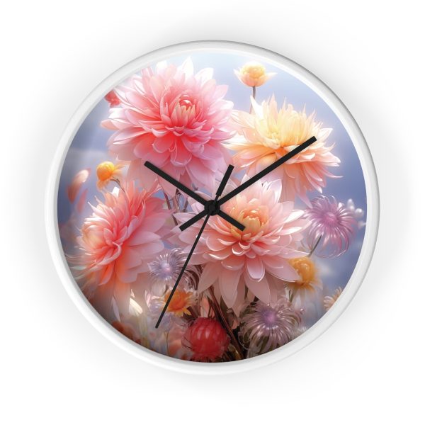 Rise and Shine Bouquet - Wood Frame Wall Clock - Image 10