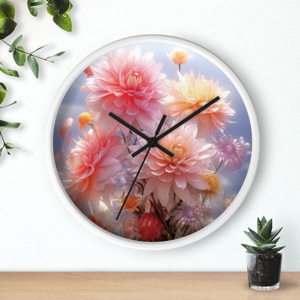 Rise and Shine Bouquet - Wood Frame Wall Clock - Image 12