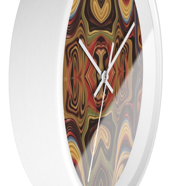 Lipnotic Kaleidoscope Background 02 - Wood Frame Wall Clock - Image 11