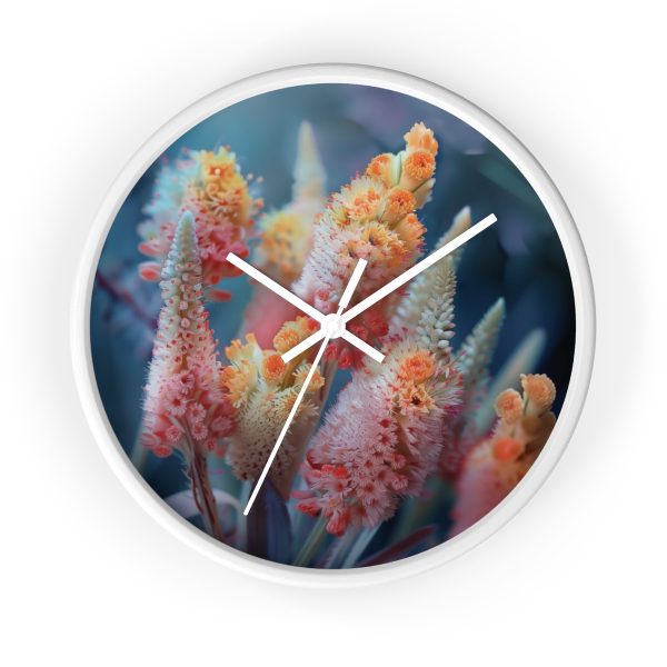 Bright Fantasy Floral 06 - Wood Frame Wall Clock - Image 13