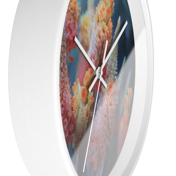 Bright Fantasy Floral 06 - Wood Frame Wall Clock - Image 14