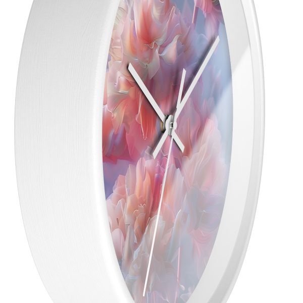 Floral Nebula 03 - Wood Frame Wall Clock - Image 14