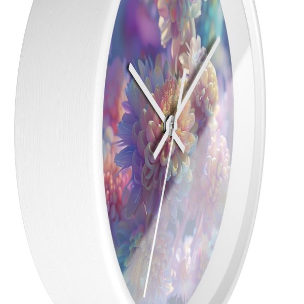 Floral Nebula 06 - Wood Frame Wall Clock - Image 11