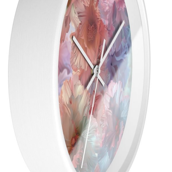 Floral Nebula 02 - Wood Frame Wall Clock - Image 14