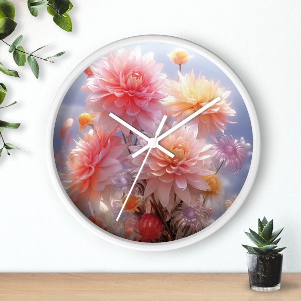 Rise and Shine Bouquet - Wood Frame Wall Clock - Image 15