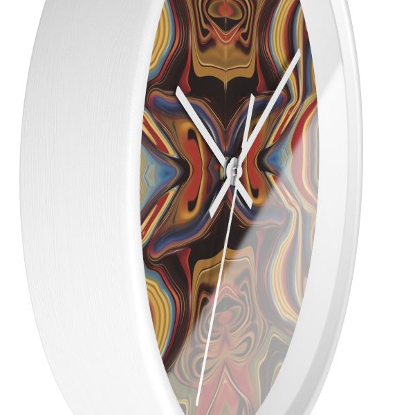 Lipnotic Kaleidoscope Background 01 - Wood Frame Wall Clock - Image 11