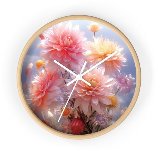 Rise and Shine Bouquet - Wood Frame Wall Clock - Image 16