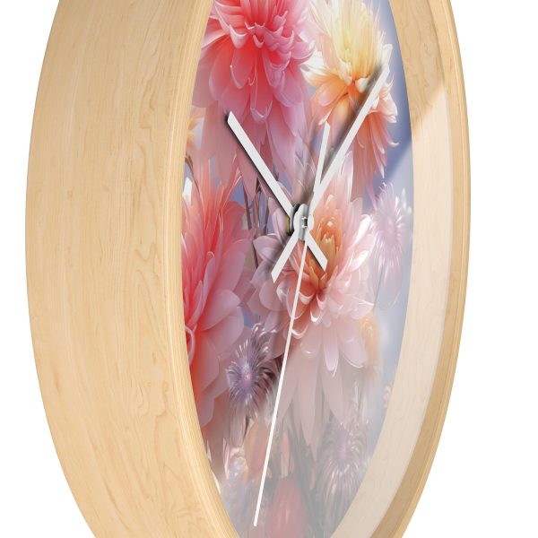 Rise and Shine Bouquet - Wood Frame Wall Clock - Image 17