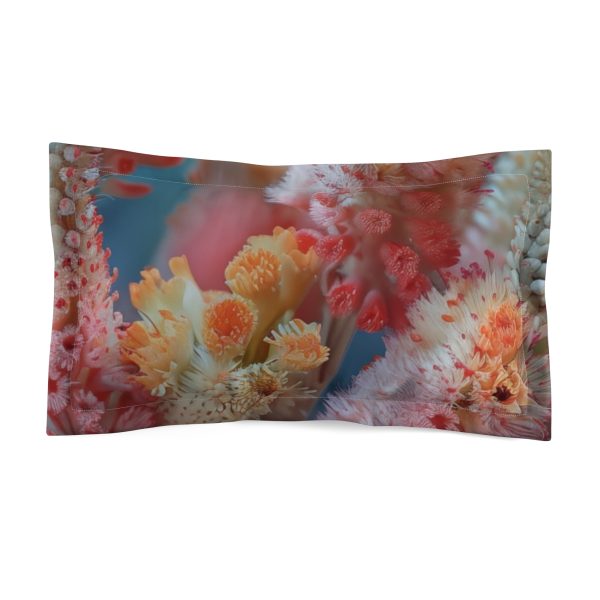 Bright Fantasy Floral 06 - Microfiber Pillow Sham - Image 2