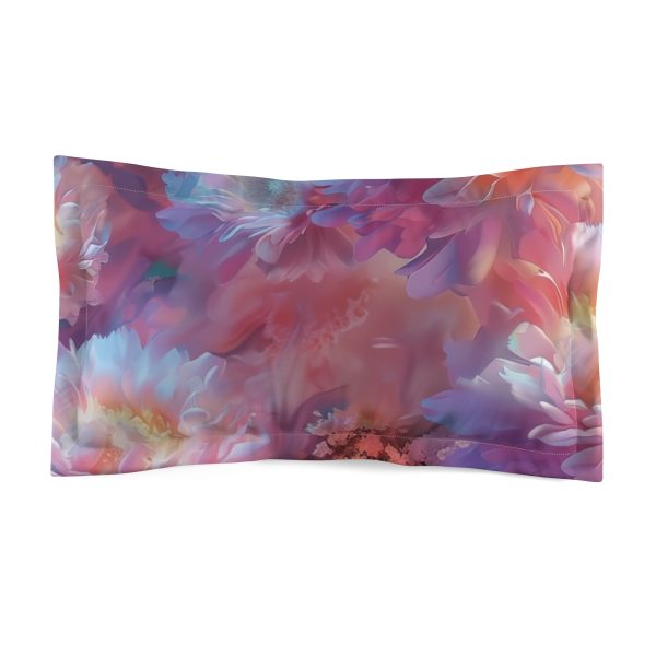 Floral Nebula 04 - Microfiber Pillow Sham - Image 2