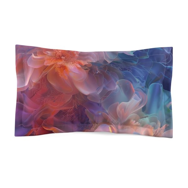 Floral Nebula 09 - Microfiber Pillow Sham - Image 2