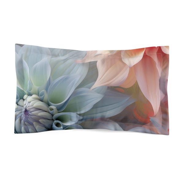 Pastel Fantasy Baroque Floral 02 - Microfiber Pillow Sham - Image 2