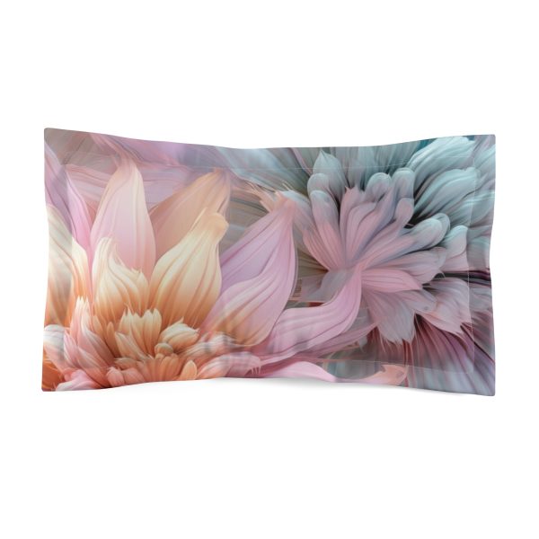 Pastel Fantasy Baroque Floral 03 - Microfiber Pillow Sham - Image 2