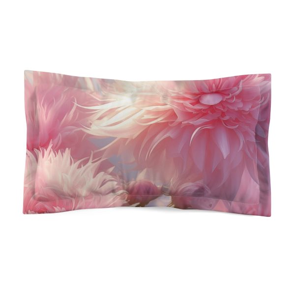 Rise and Shine Powder Puffs - Microfiber Pillow Sham - Image 2