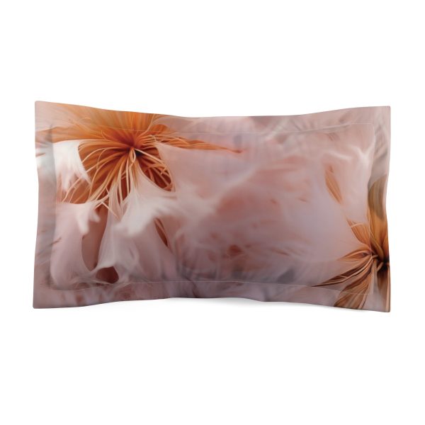 Soft Fantasy Feather Puffs - Microfiber Pillow Sham - Image 2