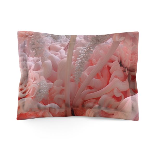 Foamy Floral Fusion 01 - Microfiber Pillow Sham