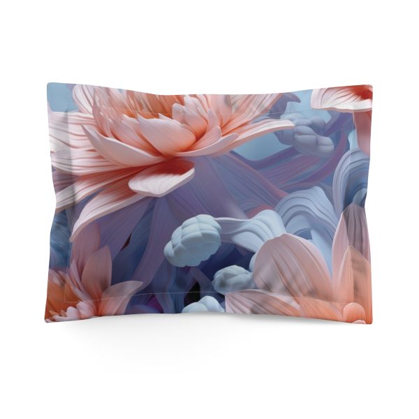 Foamy Floral Fusion 02 - Microfiber Pillow Sham